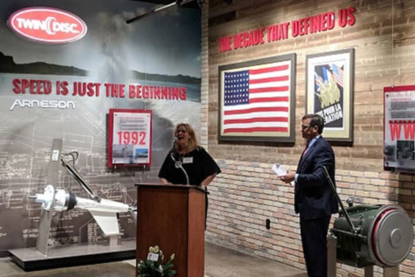 Twin Disc Unveils Heritage Gallery in Honor of 100th Anniversary